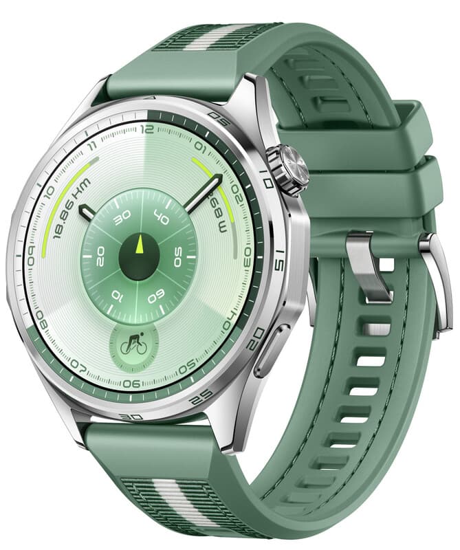 Huawei Watch GT 6 46 mm Zilver/Groen