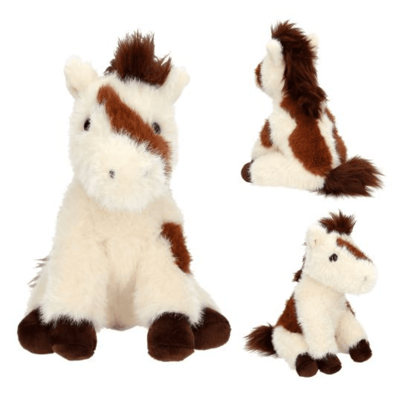 Miss Melody pluche paard met vlekkens 20 cm
