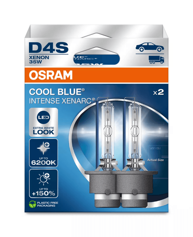 Osram Cool Blue Intense - Xenon Lamp - D4S - 6200K - 150% Meer Licht
