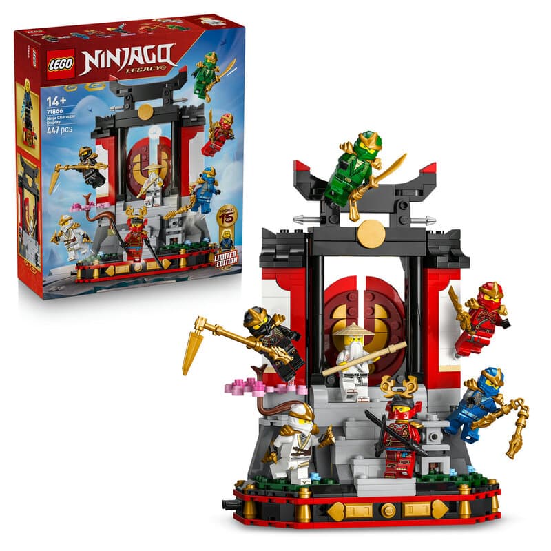 LEGO NINJAGO - 15-Jarig Jubileum: Display met Ninjapersonages - 71866