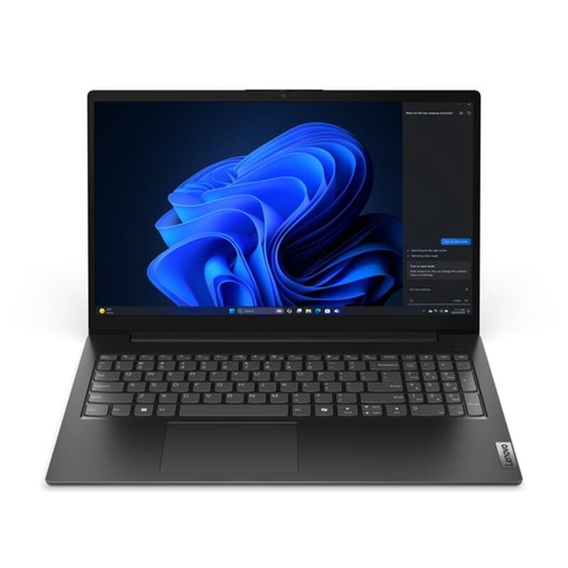 Lenovo V15 G5 IRL 15,6" FHD Laptop, Intel Core i5-13420H, 16 GB DDR5, 512 GB SSD, Wi-Fi 6, Windows 11 Pro, Business Zwart