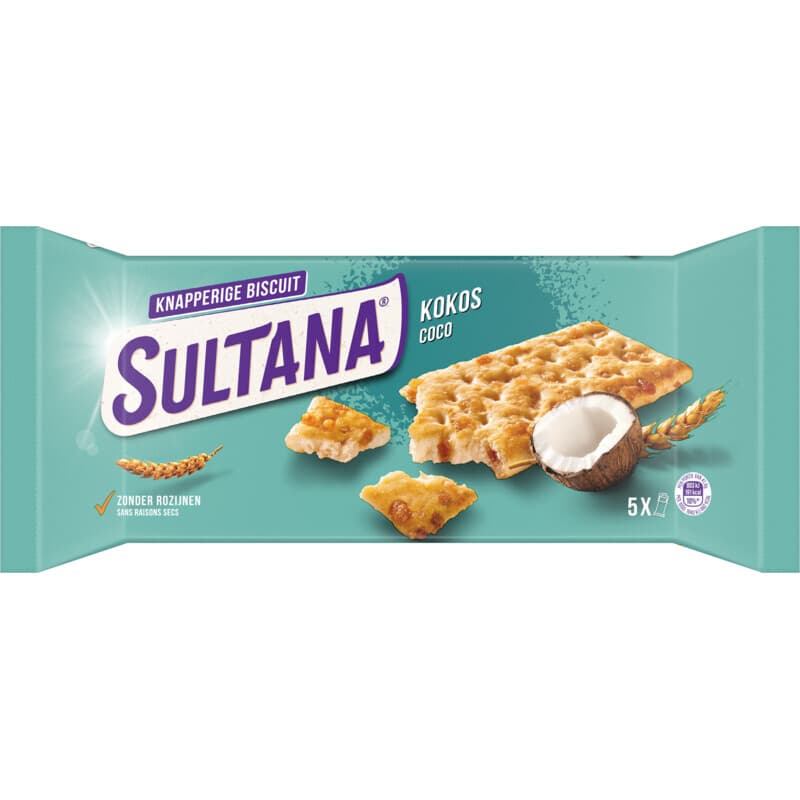 Sultana Knapperige Biscuit Kokos 207 g
