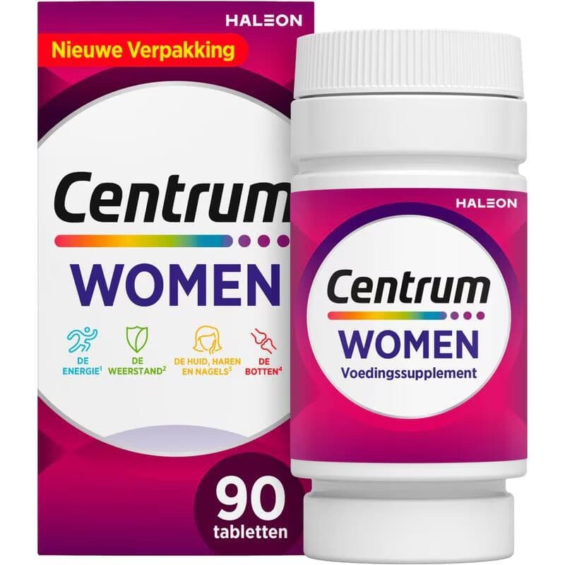 Centrum Multivitaminetabletten voor vrouwen 90 stuks