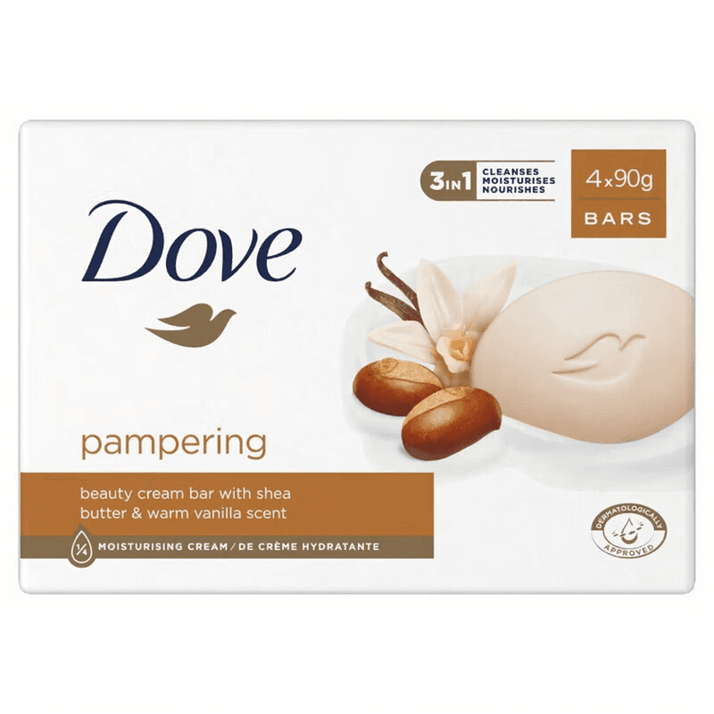 Dove zeeptabletten sheaboter 4 x 90 g