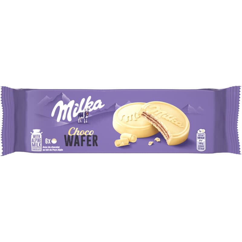 Milka Chocolade Wafels Wit - 180 g