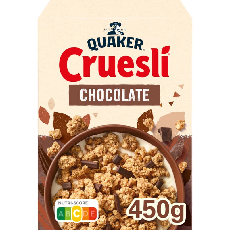 Quaker Cruesli Chocolade - 450 g