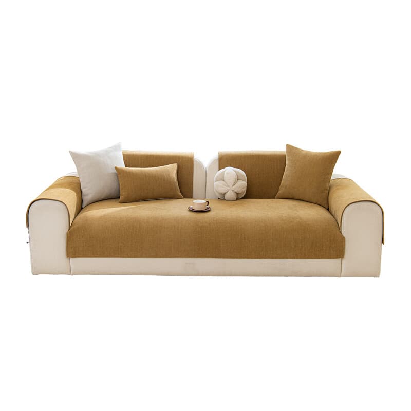 ochama Enkeldelig Sofahoes voor Armleuning, sofa beschermer, antislip bankhoes, 70×70cm - Khaki