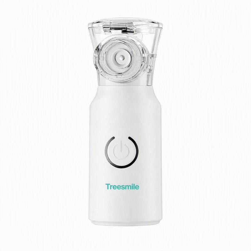 Treesmile JM-841 Mesh nevelizer handmodel 8 ml medicinenzakje dubbele nevelstanden stil waterdetectie zelfreinigend voor thuiszorg