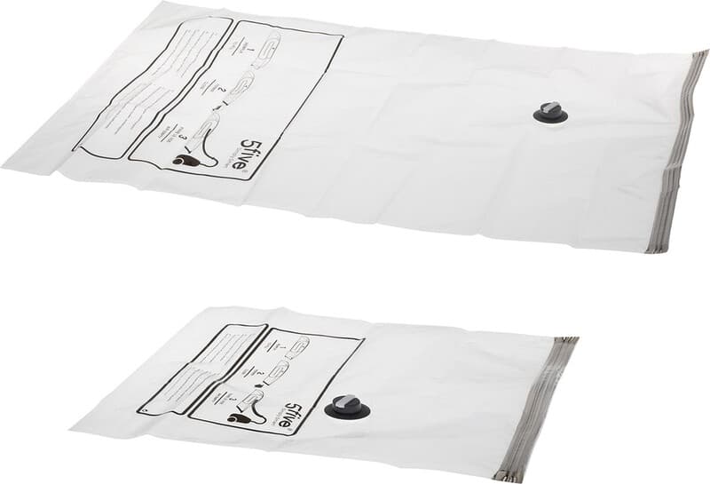 5five Vacuümopslagzakken Set - 2 stuks, Maat L&S