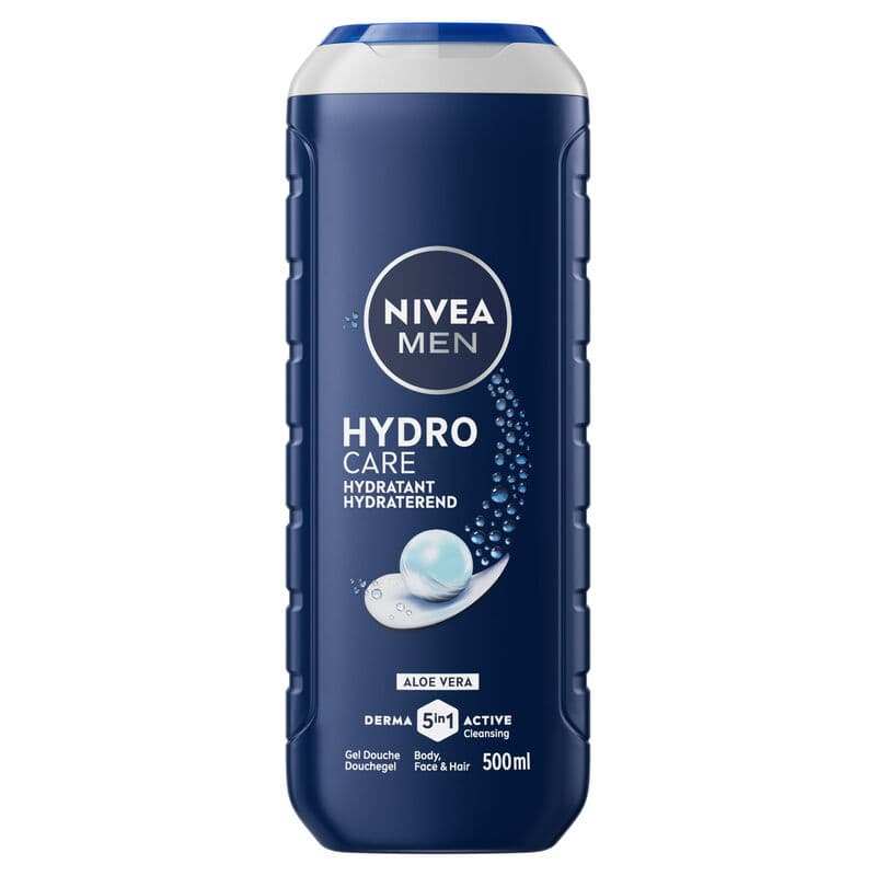 NIVEA MEN Protect & Care Douchegel Mannen - 3-in-1 Shower Gel met Aloë Vera - Shampoo - 500ml