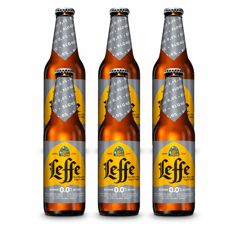 Leffe Blond Alcohol - 6 x -Vrij Bier 300 ml