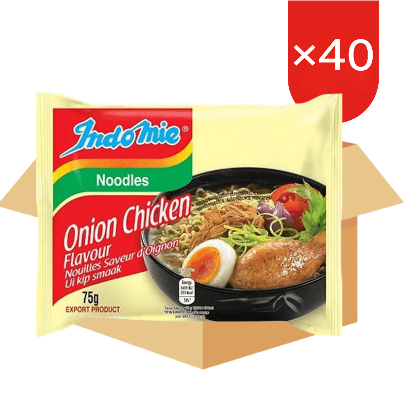 Indomie noedels ui kip 40 x 75 g 1 doos
