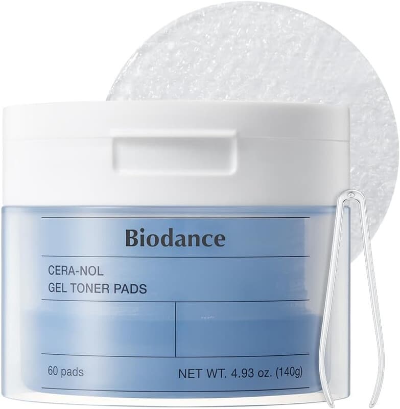 BioDance Cera-nol gel-tonerpads, 60 stuks