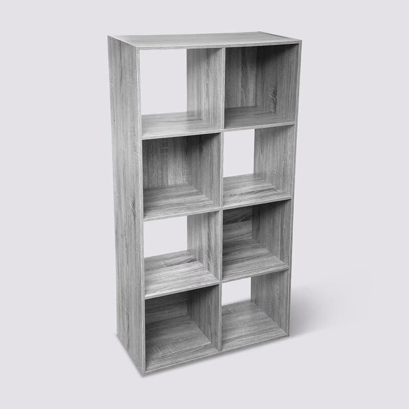 5five Houten Plankeenheid - Grijs, 67,5 x 32 x 134 cm
