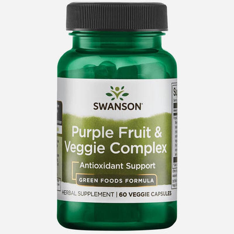 Swanson Greens Purple Antioxidants fruit- en groentecompact 60 stuks