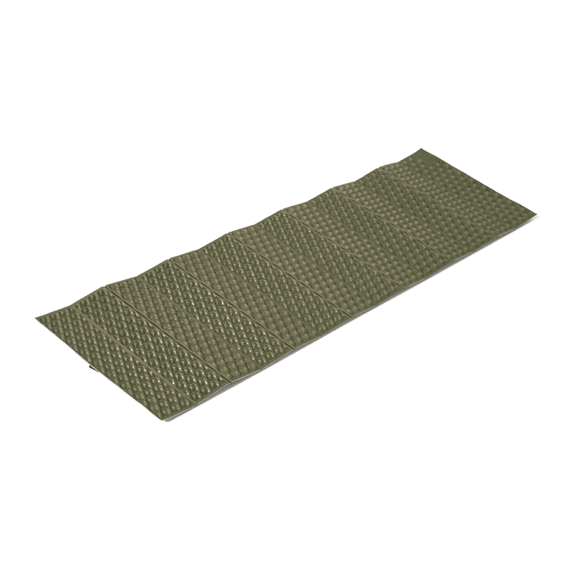 Mobi Garden, schuimrubberen slaapmat met eierdoosstructuur, opvouwbare campingmat voor 1 persoon, verdikte geïsoleerde grondmat, groen, lichtgewicht en draagbaar, omkeerbaar, slijtvast en lekvast