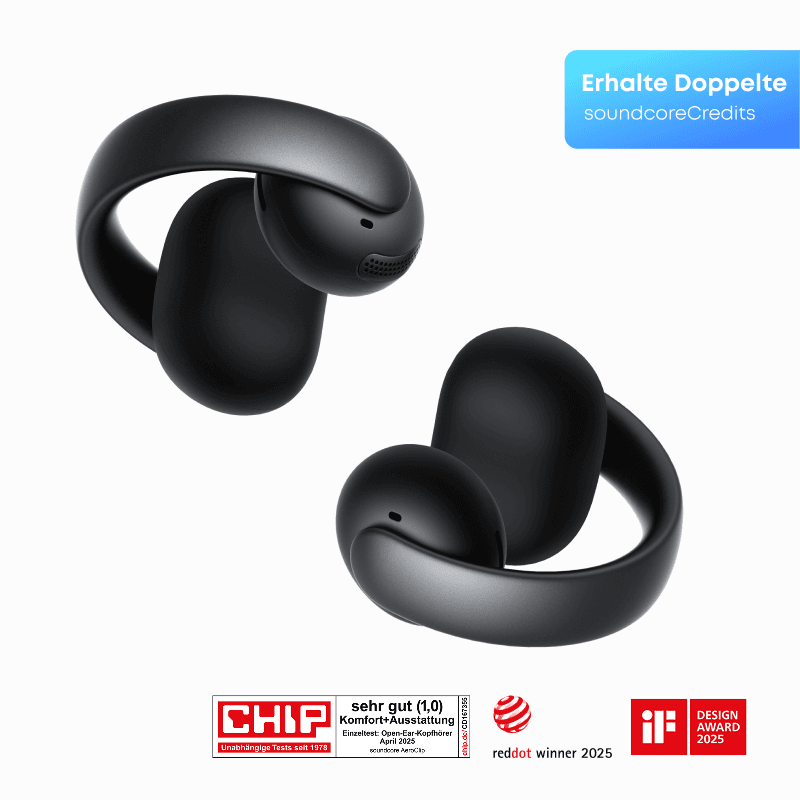 Soundcore AeroClip Zwart