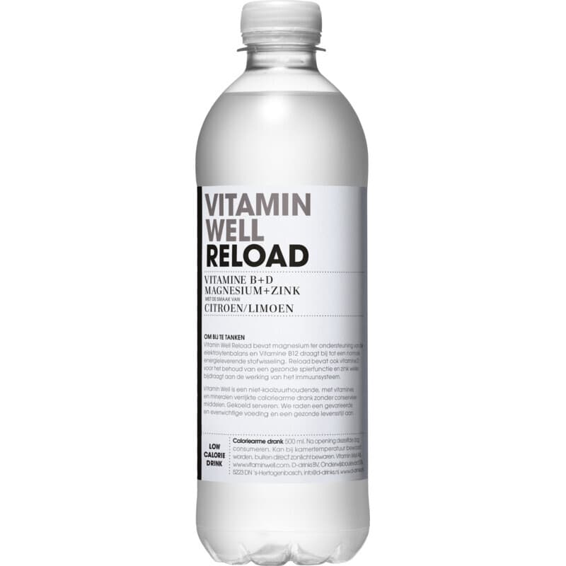 Vitamin Well Vitamin Reload Gearomatiseerd Water - 500 ml