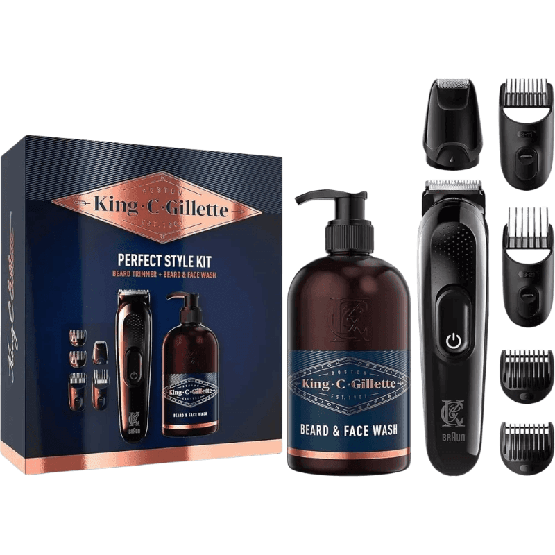 Gillette King C. Gillette 3-in-1 herstelset voor baard en gezichtsverzorging