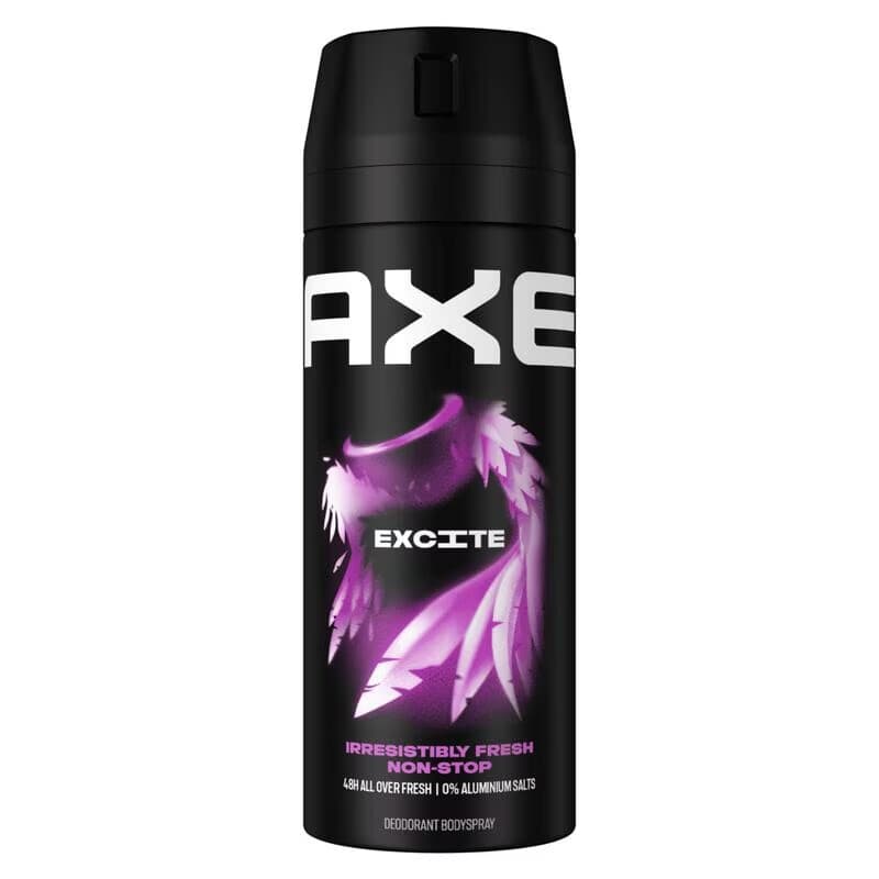 Axe - Deodorant Bodyspray - 48hrs Fresh - Excite - Crisp Coconut & Black Pepper - 150 ml
