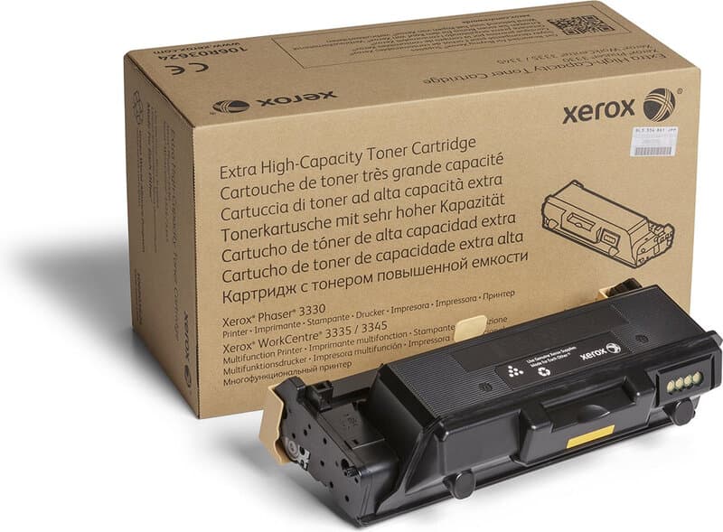 Xerox Phaser 3330 WorkCentre 3335/3345 SVART tonerkassett med ekstra høy kapasitet (15000 sider)