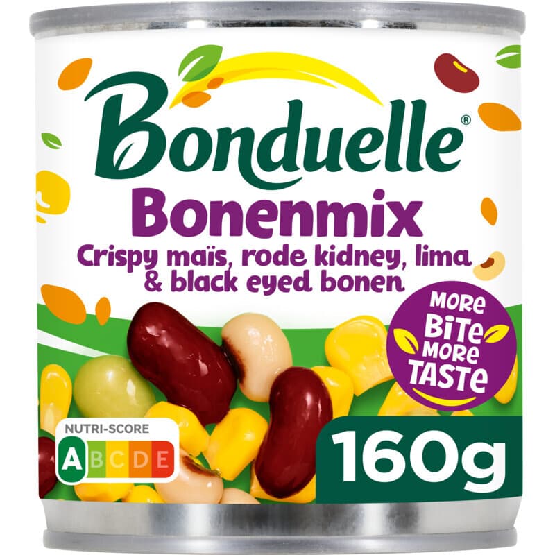 Bonduelle 1/4 Bonenmix Knapperige Maïs - 160 g