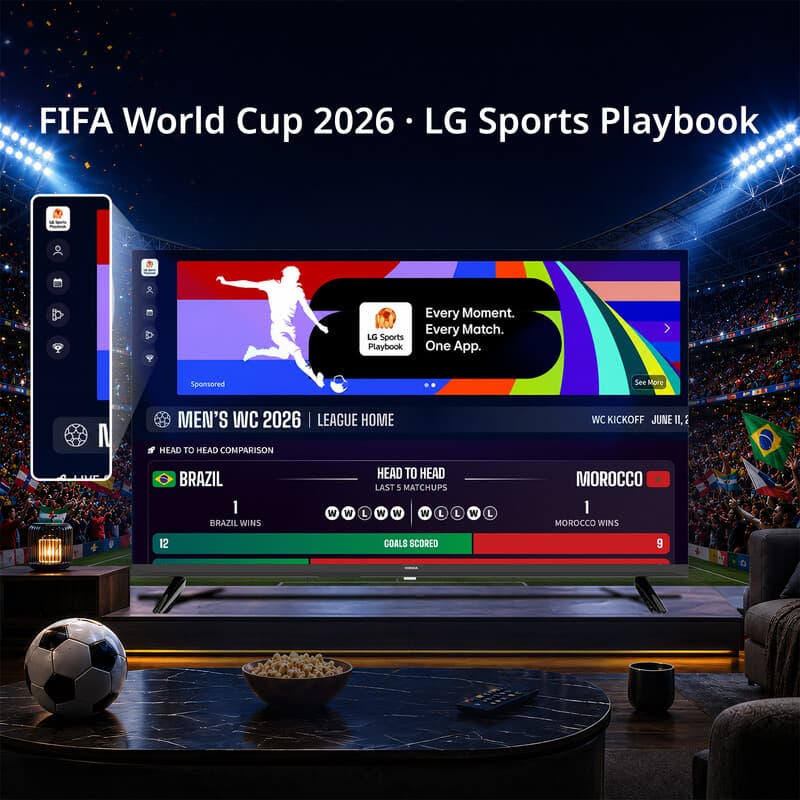 Konka DLED 55 inch (139 cm) Smart TV - 4K Ultra HD, webOS Hub, HDR10, MEMC, Magic Remote & ThinQ AI-spraakbesturing, Airplay & Google Cast, WiFi, Bluetooth, HDMI eARC - UDG55HK684ANTS