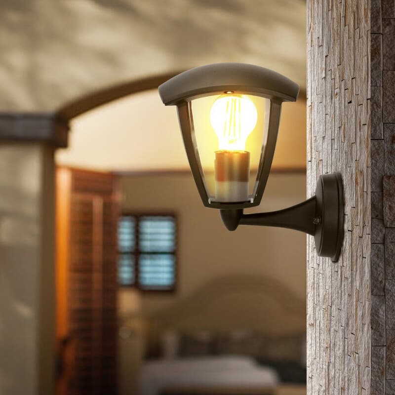Aigostar wandlamp E27 A-02 IP44, exclusief lamp, waterdichte buitenverlichting