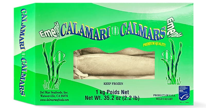 Mooijer Californian Squid Raw - 1 kg