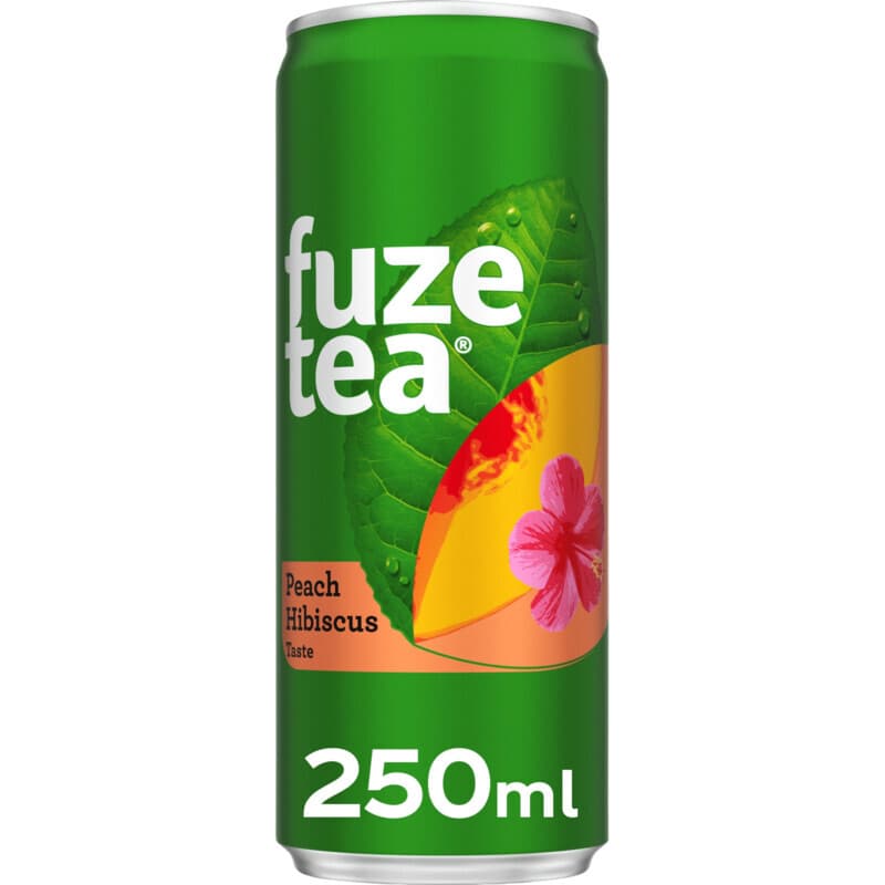 Fuze Tea Zwarte Thee Met Perzik&Hibiscus - 250 ml