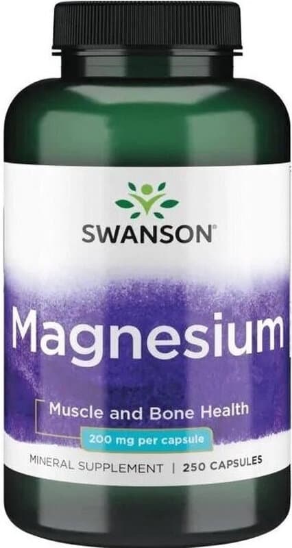 Swanson Magnesium 200 mg 250 capsules