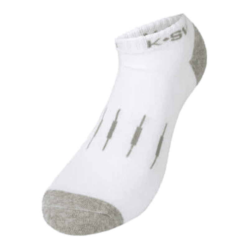K-Swiss All Court witte sokken, 3 paar, maat 35-37