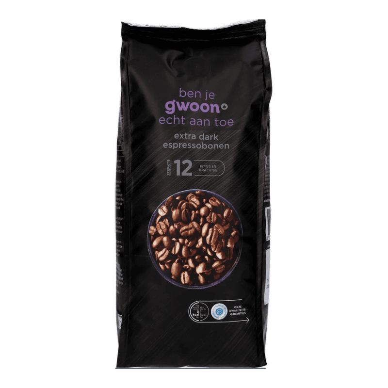 G'woon Espresso Extra Donker Koffiebonen - 1000 g