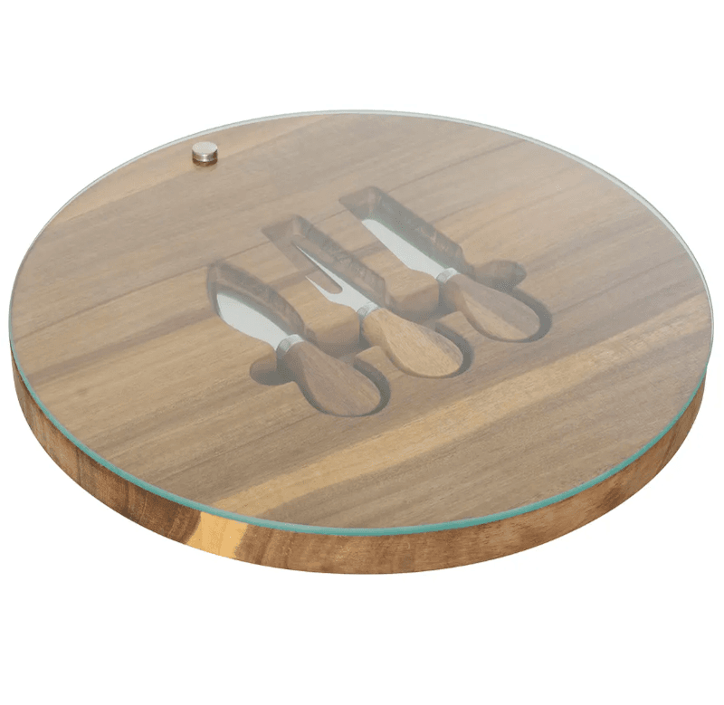 Secret de Gourmet Mina Kaasplank - Acaciahout, 30 cm, Natuurlijk