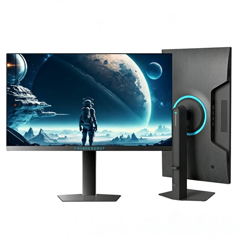 Thunderobot 24,5-inch FHD 320Hz gamingmonitor met hoge verversingssnelheid, 450 nits hoge helderheid, in hoogte verstelbaar en draaibaar, voor professionele esports, CF25F300L