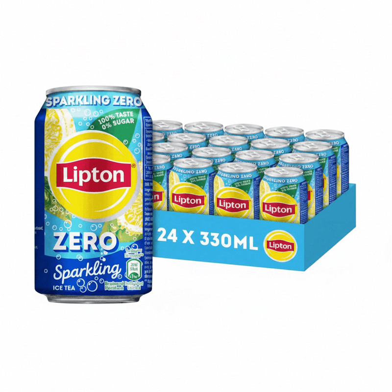 Lipton Sparkling Zero Ice Tea - 24 x 330ml