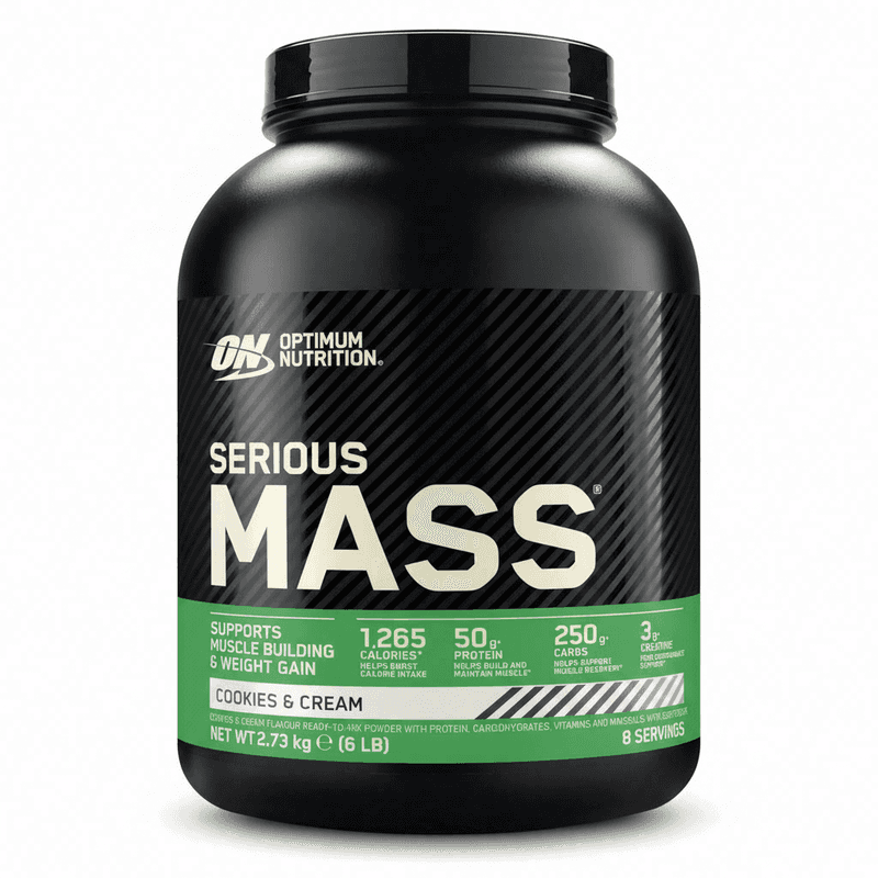 Optimum Nutrition Serious Mass Cookies&Cream 2,73 kg (10 porties)