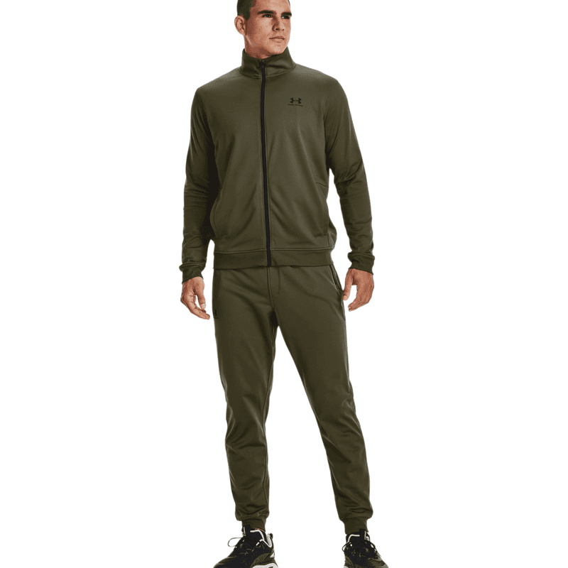 Under Armour SPORTSTYLE TRICOT JOGGER Heren Sportbroek - Groen - Maat L