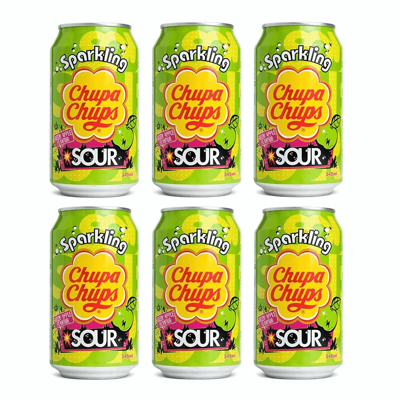 Chupa Chups Zure Groene Appel 345 ml x 6