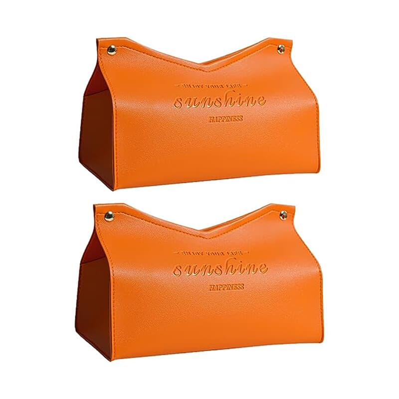 JORDAN&JUDY 2-pack V-vormige tissueset, oranje, levendig & stijlvol