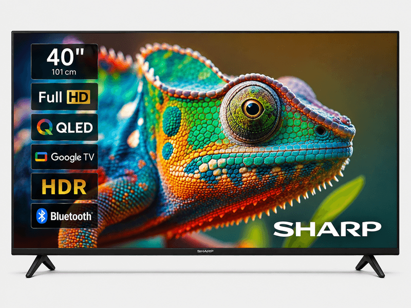 SHARP 40HF3465 40" FHD Smart TV 60 Hz QLED Google TV