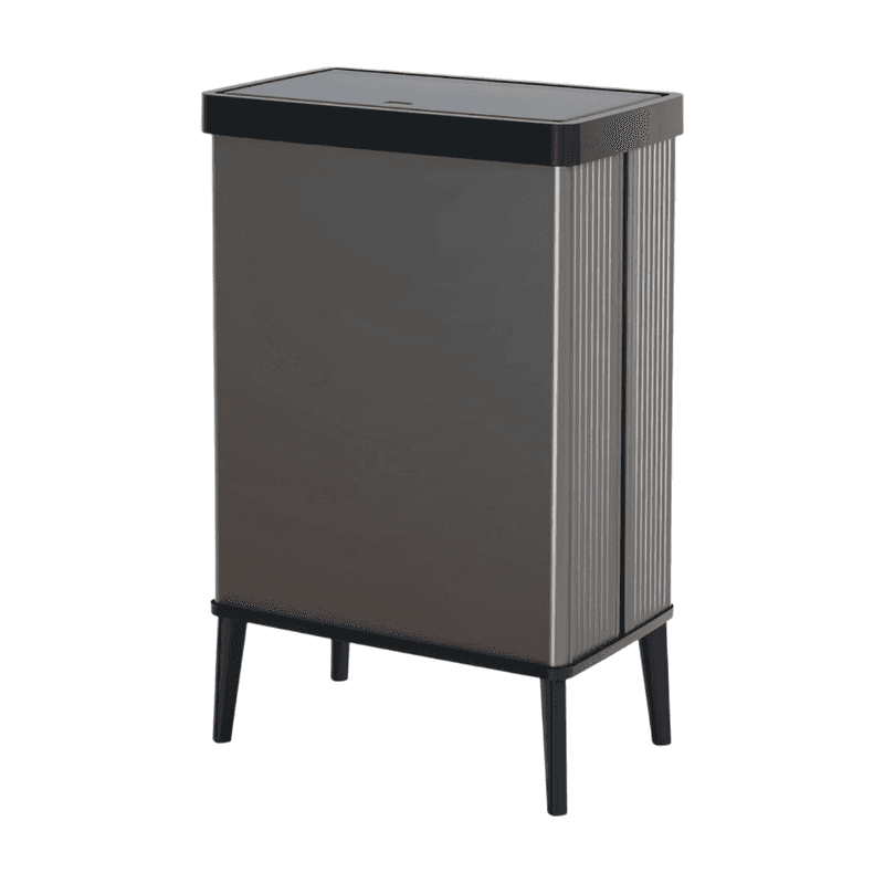 Curver Verto High - Prullenbak - 54L - Perla Grijs - Flat Pack
