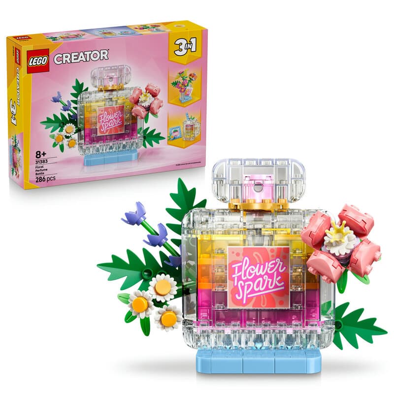 LEGO® Creator 3-in-1 Bloemdecoratie Parfumfles 31383