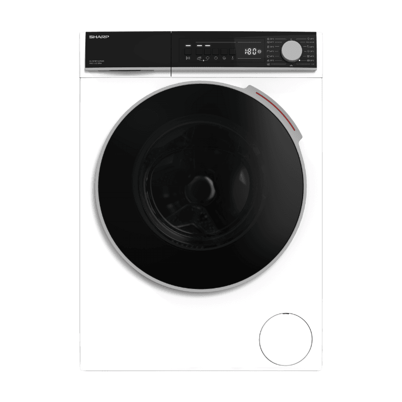 SHARP ESNFB914CWDACB - Wasmachine - 9 kg - 1400 rpm - Energieklasse A (-20%) - Steam+ - Inverter Motor - AquaStop - Wit