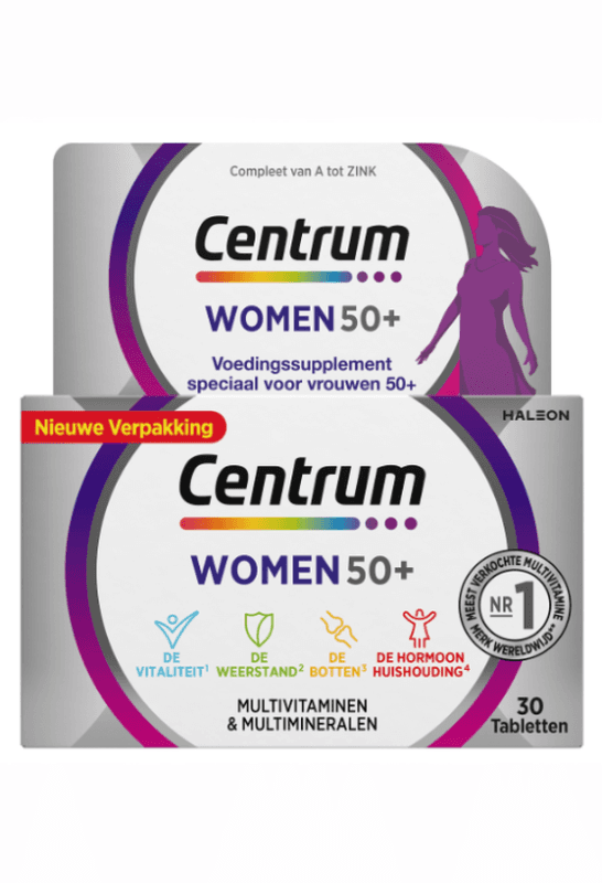 Centrum Vrouwen 50+ Multivitaminen Tabletten 30 Stuks
