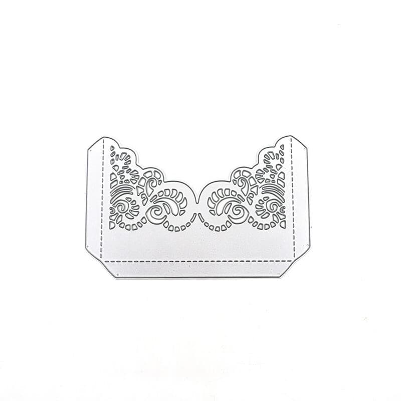 Metalen uitsnijderset, DIY scrapbooking artist trouwuitnodiging kant bloemmotief rand uitsnijdersnijvormen snijvormen stencils voor DIY scrapbooking fotoalbum decoratieve reliëf