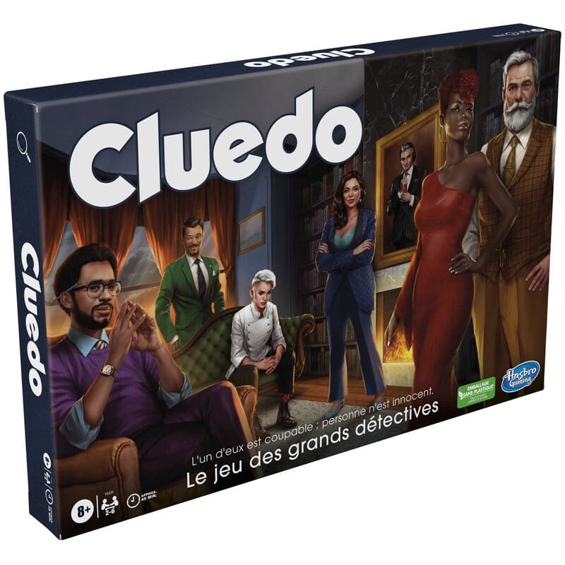 Hasbro Cluedo klassiek detective bordspel - 2-6 spelers, leeftijd 8+