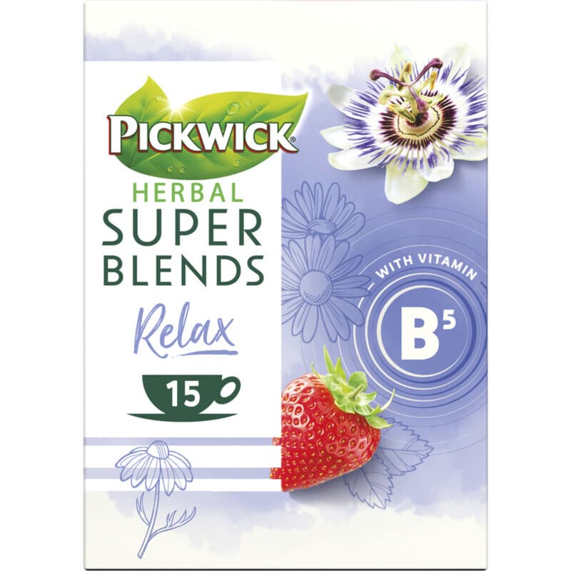 Pickwick Super Blends Relax Kruidenthee - 15 pcs