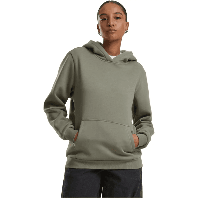 Urban Classics dames fluffy sweatshirt - sweat- en fleecedoek - Paleo Olive - XL