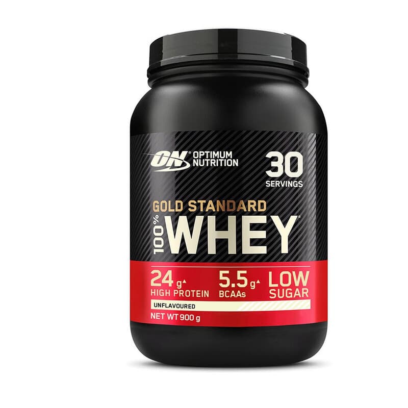 Optimum Nutrition Gold Standard 100% whey proteïne smaakloos 900 g (30 porties)